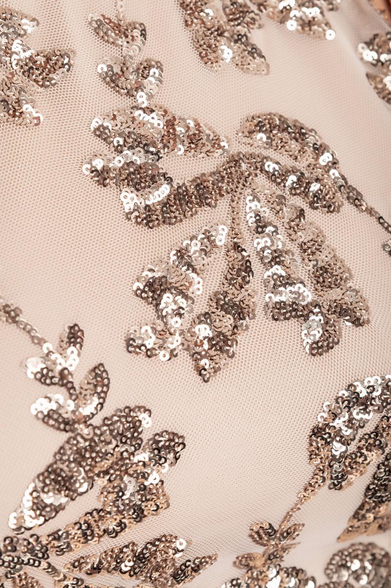 Maxi dress with sequins