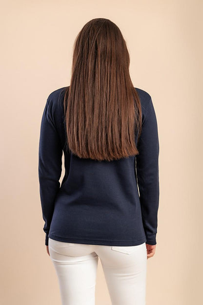 Baumwoll-Top mit Print