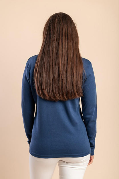 Top in cotone con stampa