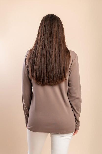 Long-sleeved T-shirt with print