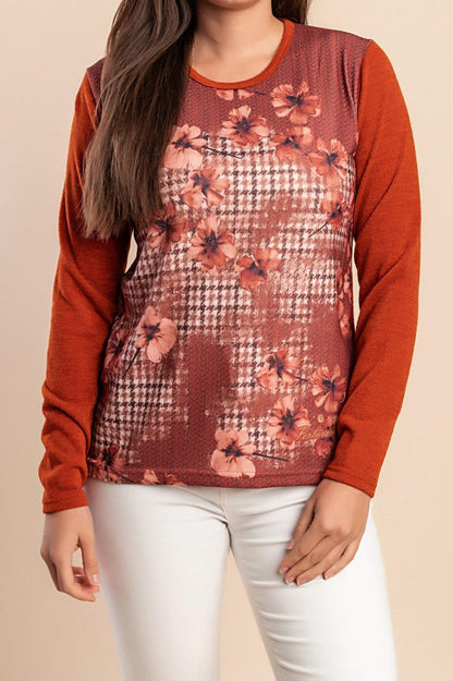Pullover mit Blumenmuster