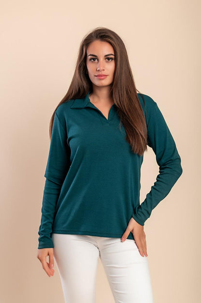 Long-sleeved top