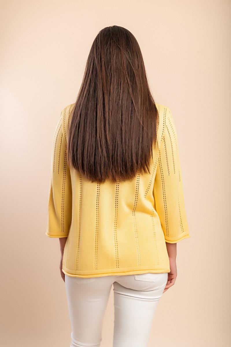 Top in maglia con cerniera