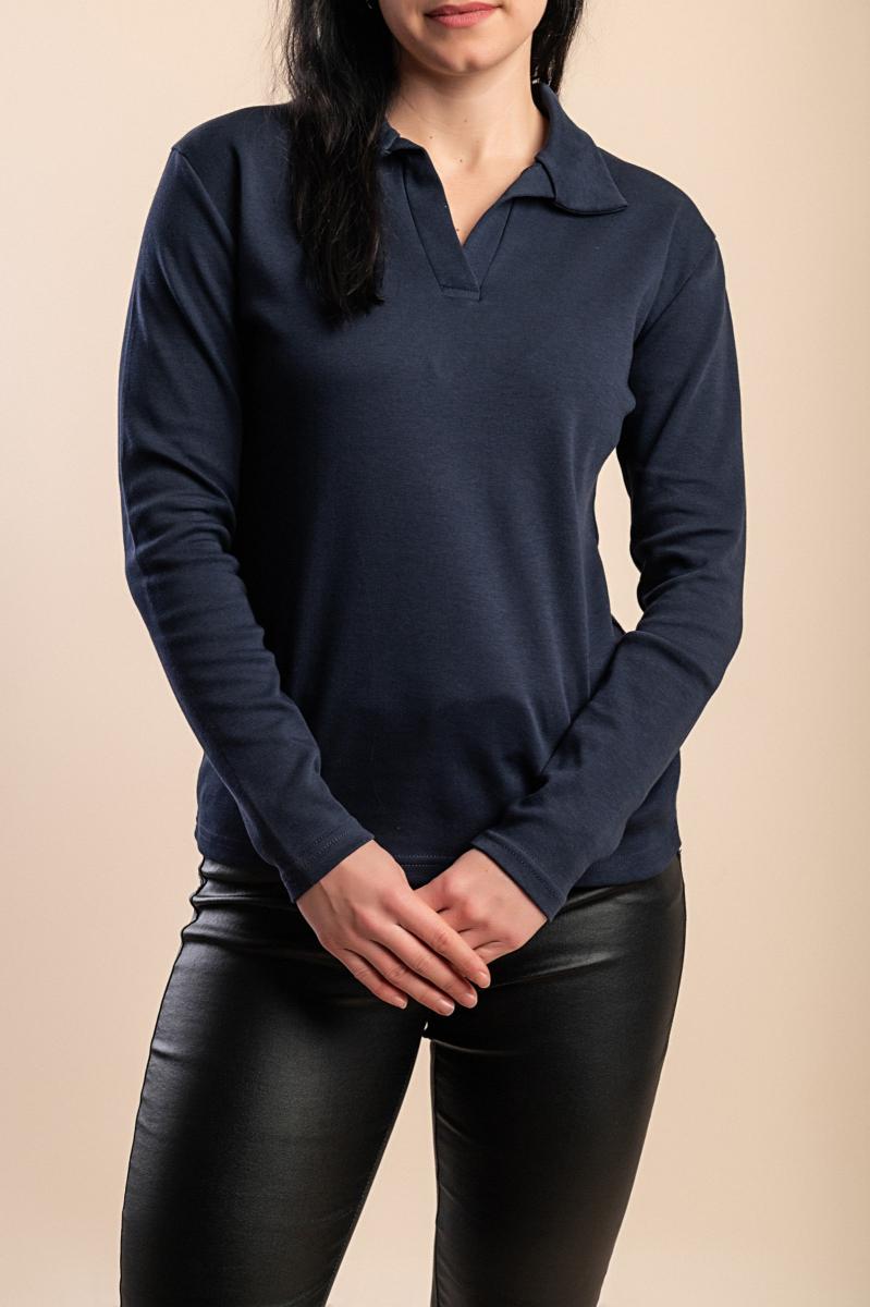 Camicia a maniche lunghe con colletto