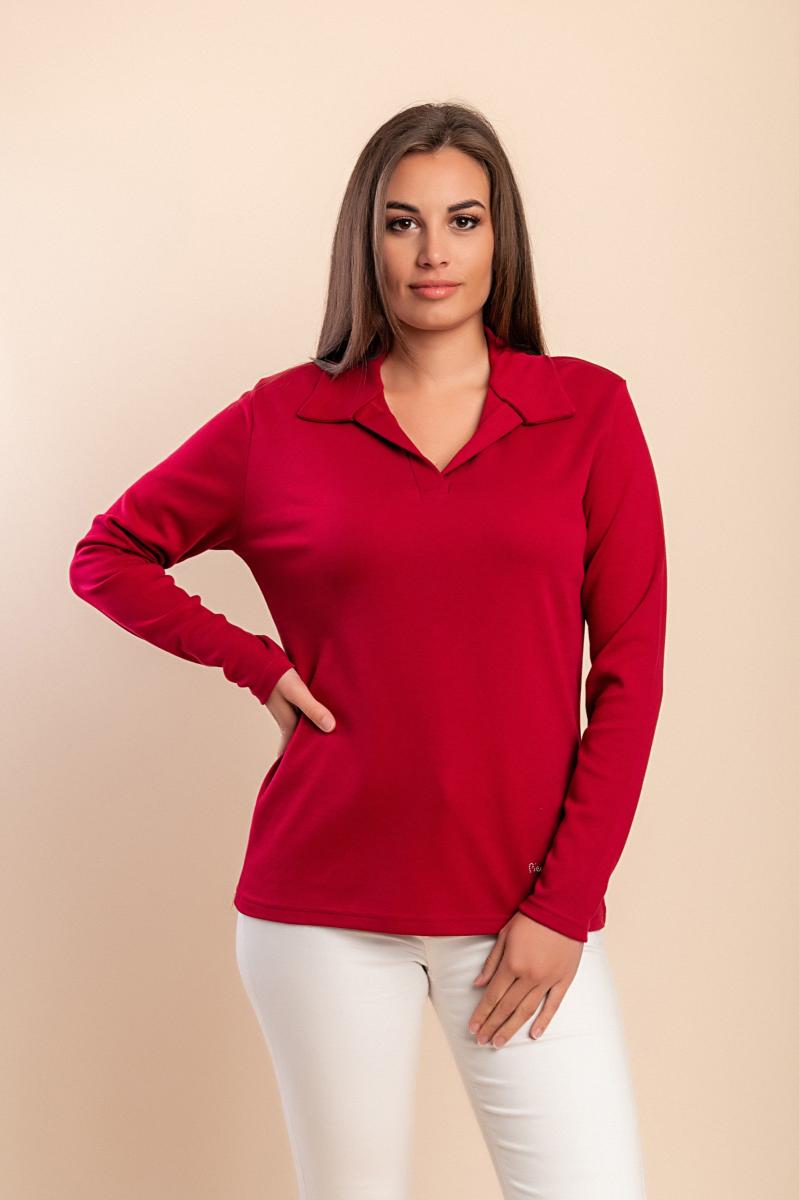 Langärmliges Shirt mit Kragen