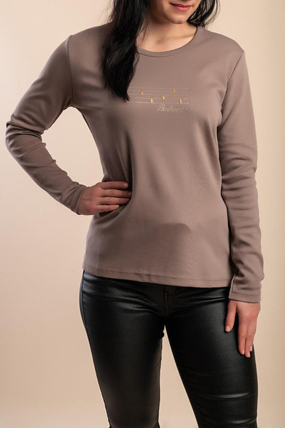 Cotton Top with decorative detail