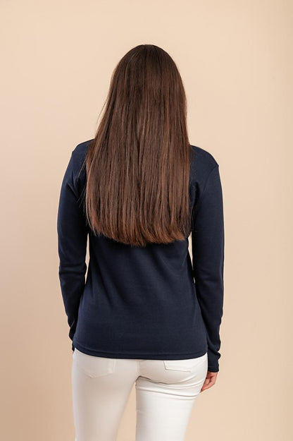 Top in cotone con stampa