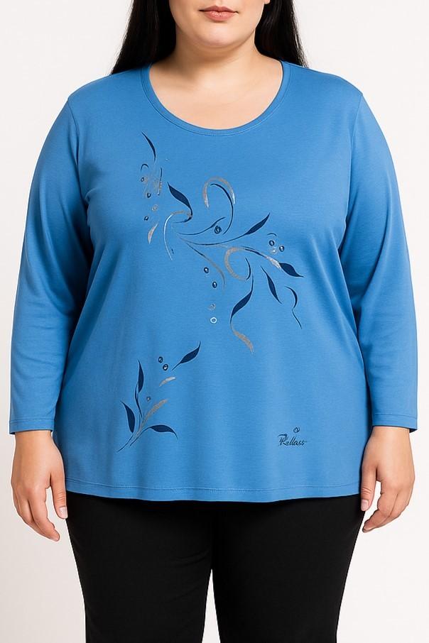 Baumwoll-Oberteil mit Print
