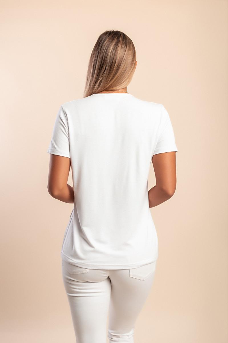 T-shirt in viscosa