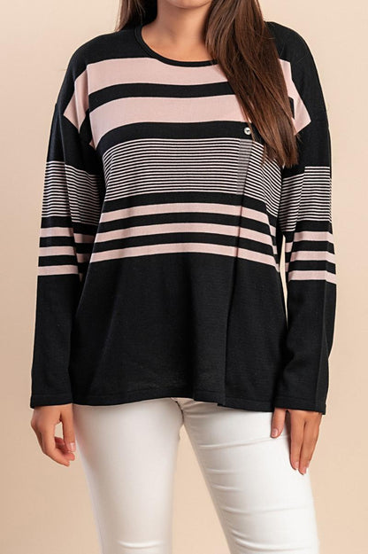 Cotton striped top