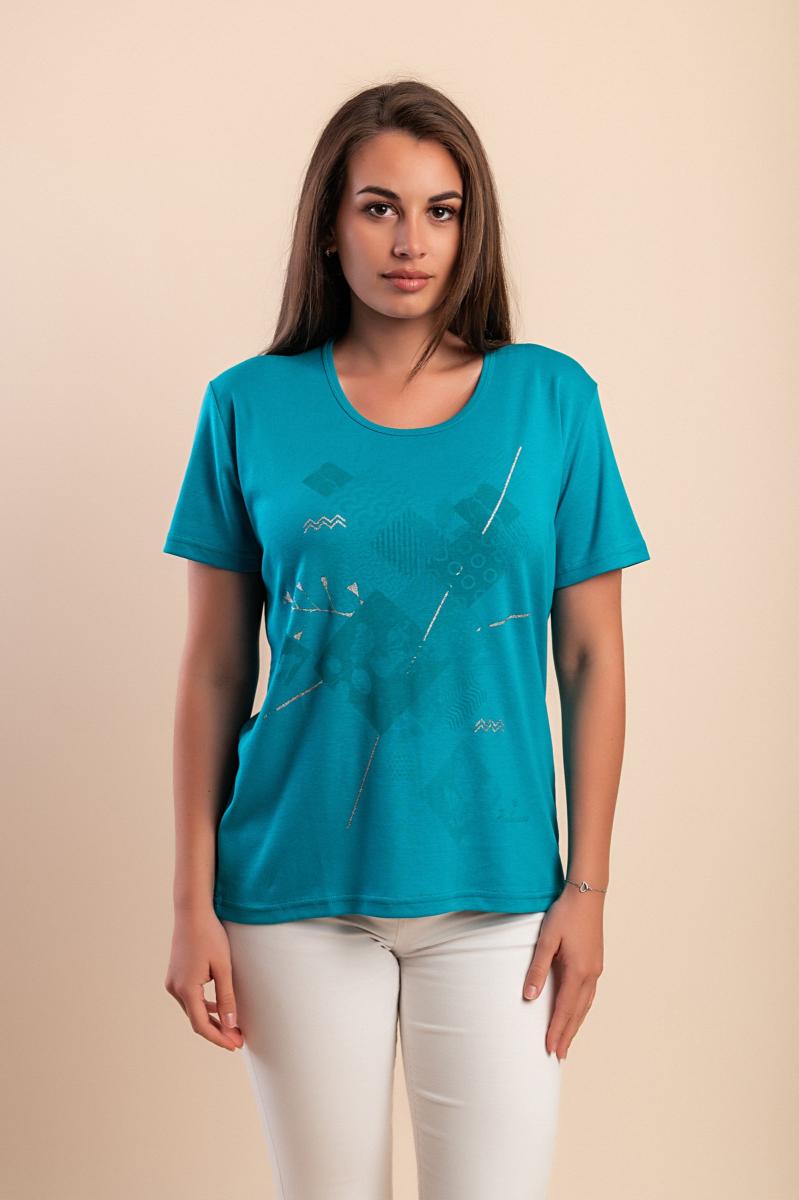 Baumwoll-T-Shirt mit Print