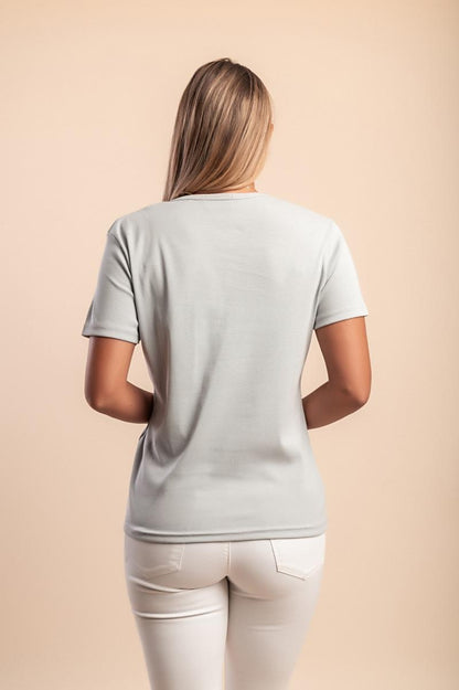 T-shirt di cotone a girocollo
