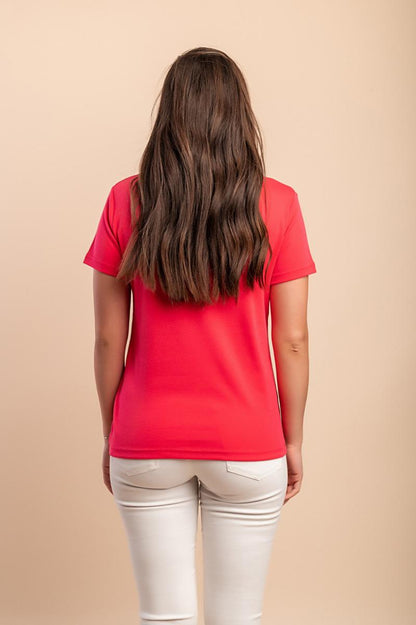 Cotton T-shirt with print