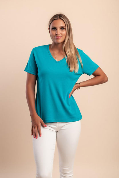 Cotton short-sleeved shirt