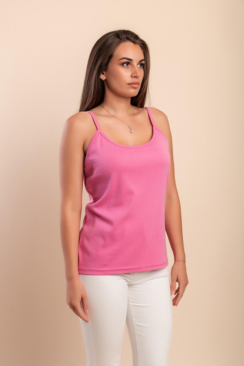 Tricou din bumbac cu guler rotund