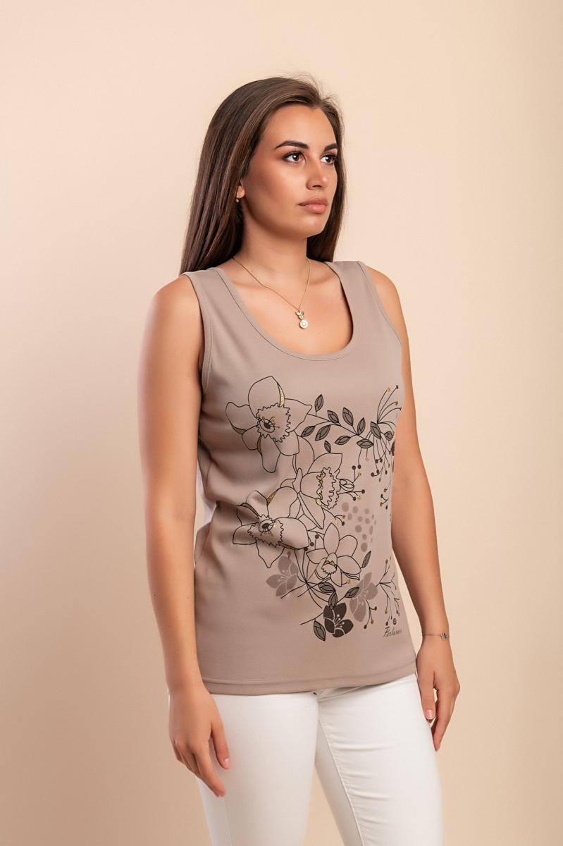 Printed cotton top