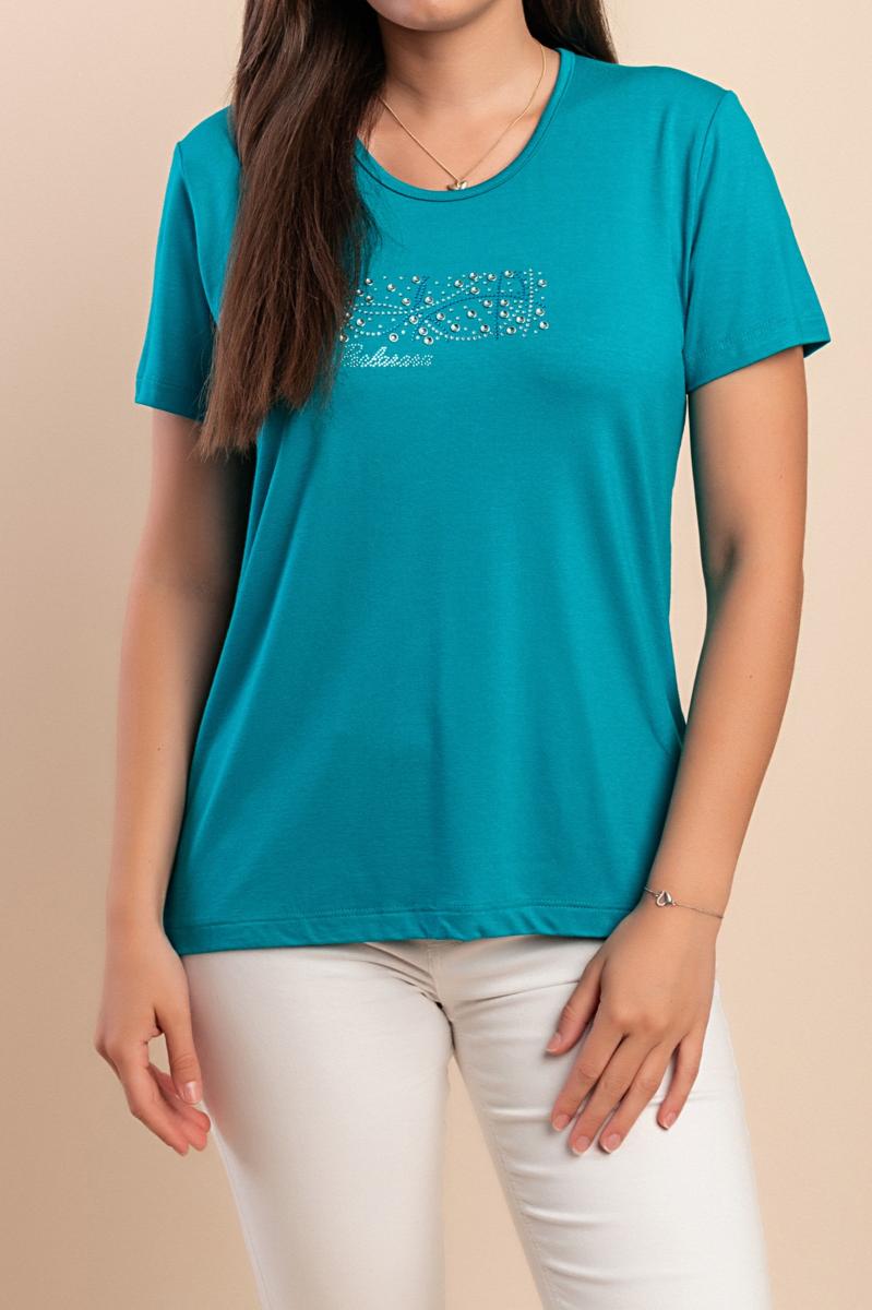Bawełniany T-shirt z nadrukiem