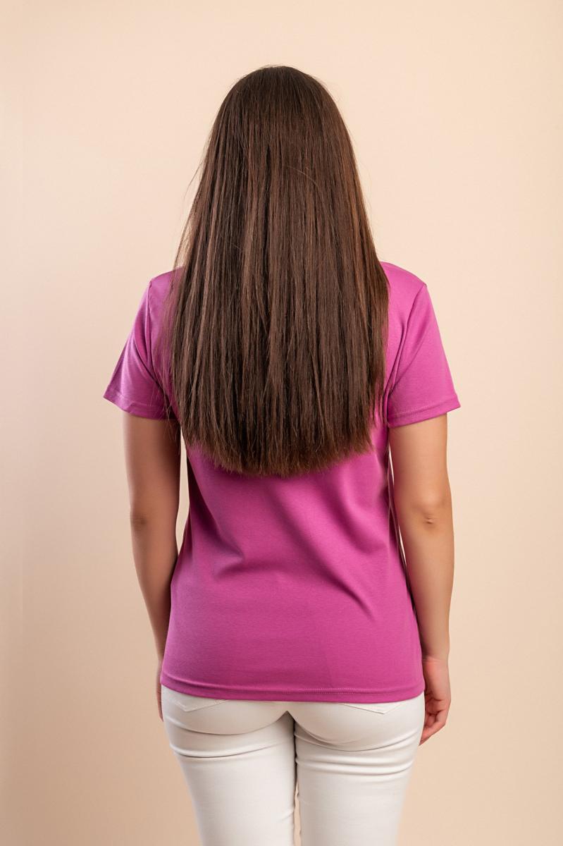 Cotton T-shirt with collar