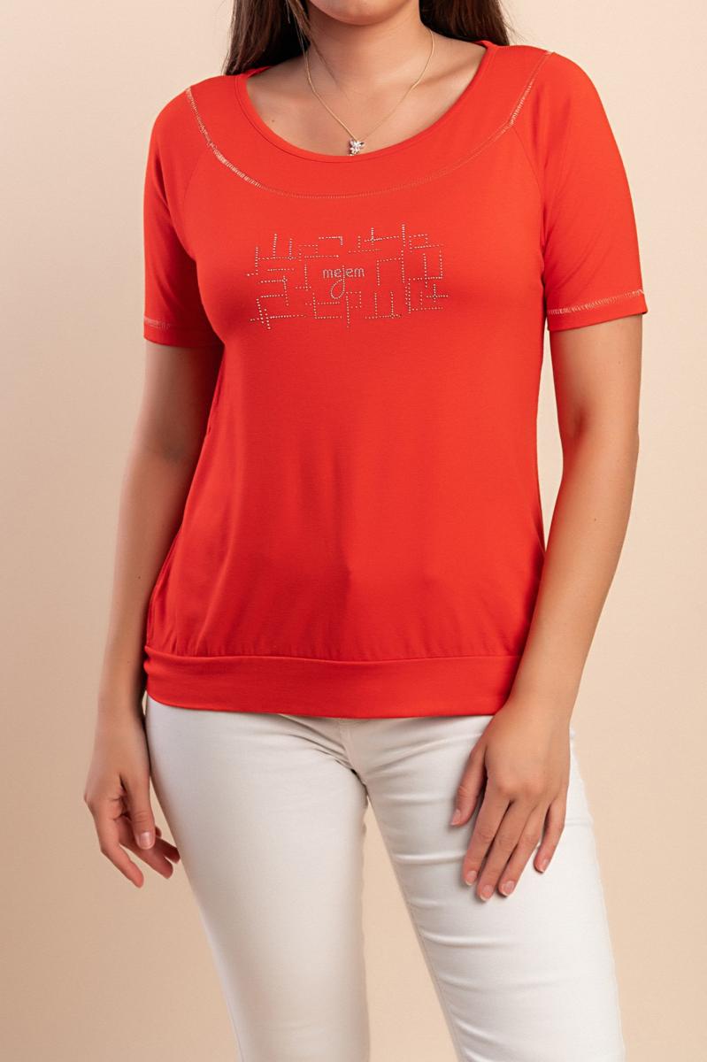 T-shirt z wiskozy