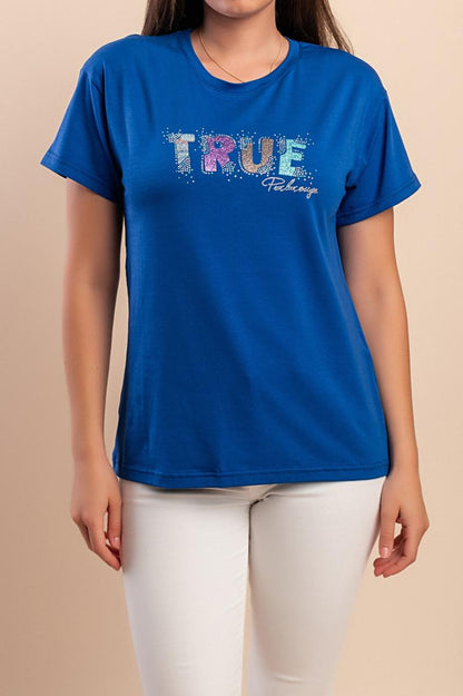 T-shirt in cotone stampata