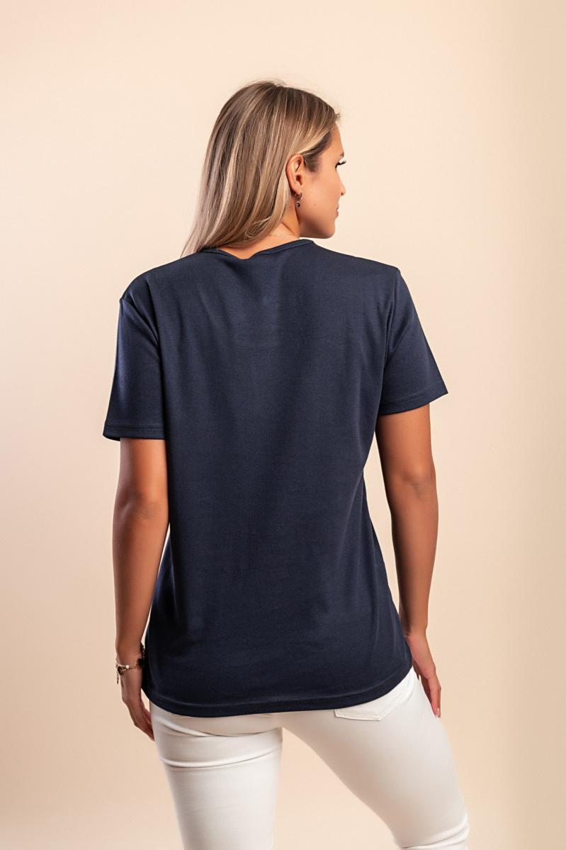 Bawełniany T-shirt z nadrukiem
