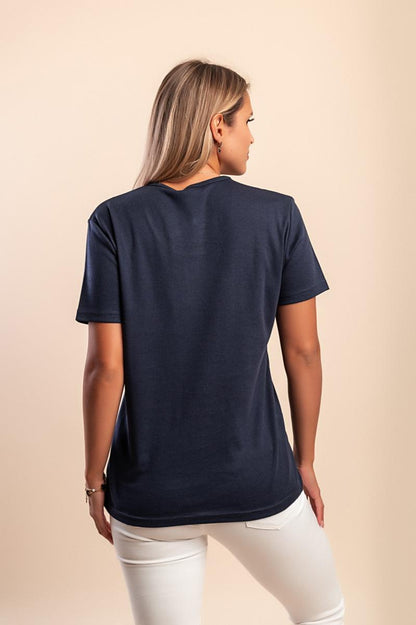 Bawełniany T-shirt z nadrukiem