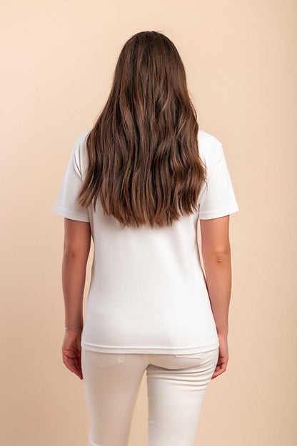 Cotton T-shirt with print