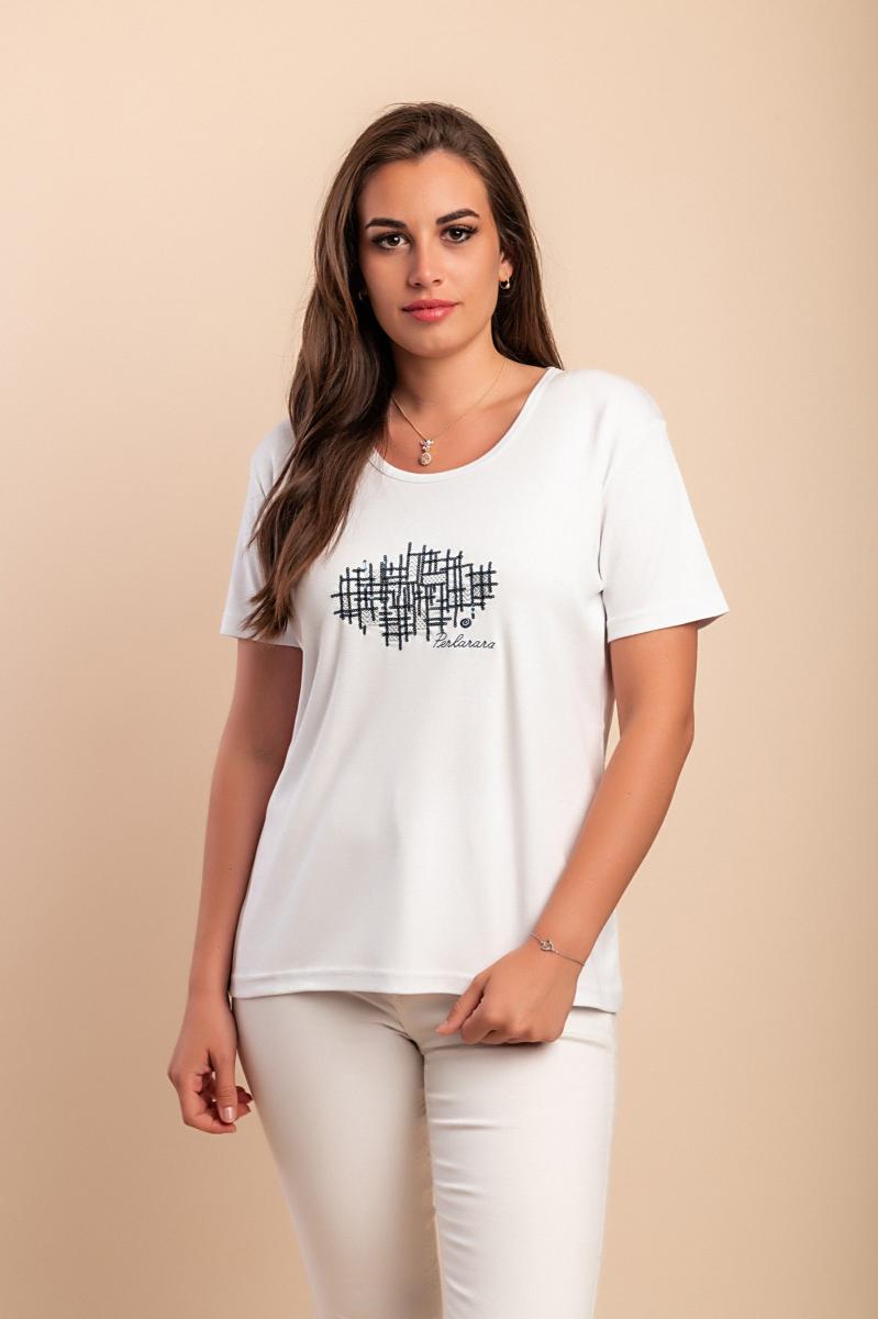 Cotton T-shirt with print