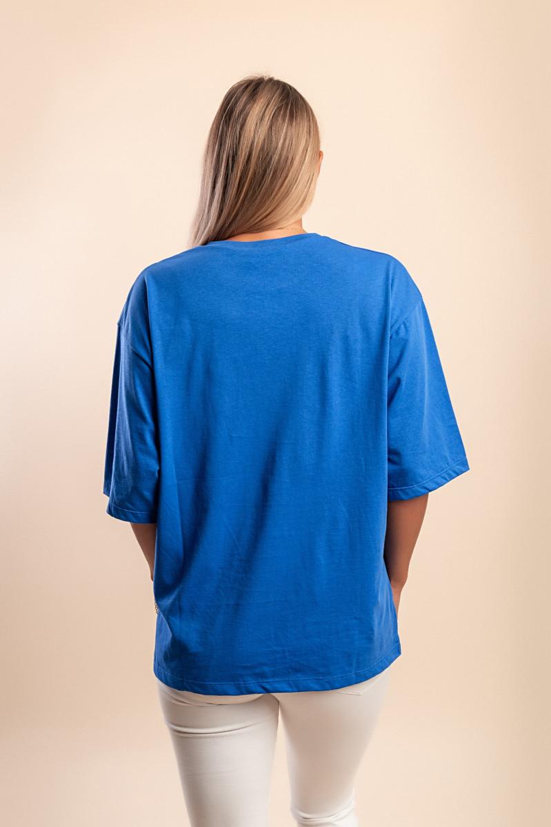 Cotton T-shirt with print