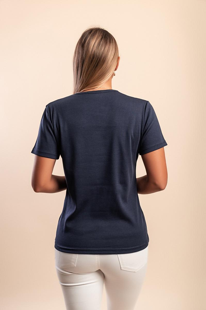 Baumwoll-T-Shirt mit Print