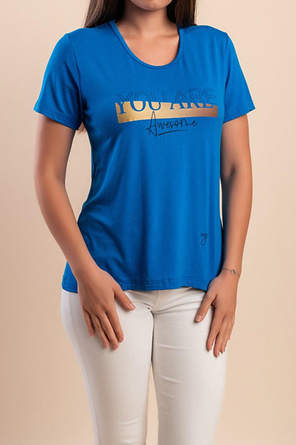 T-shirt z nadrukiem