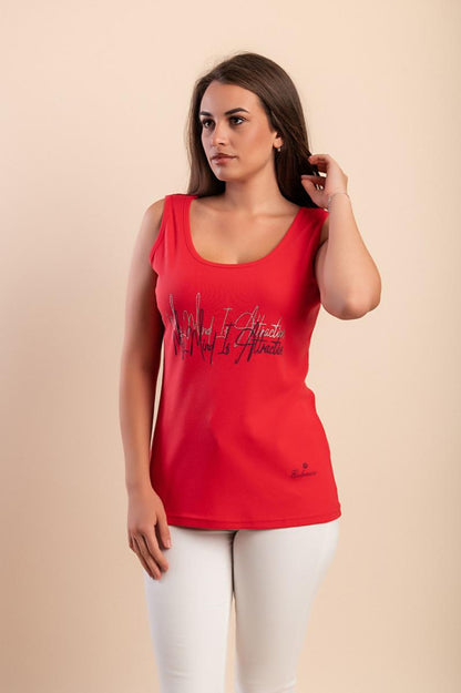 Cotton T-shirt with print
