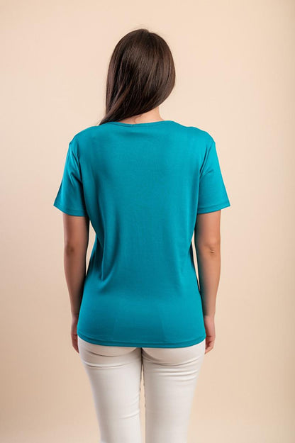 Cotton T-shirt with print