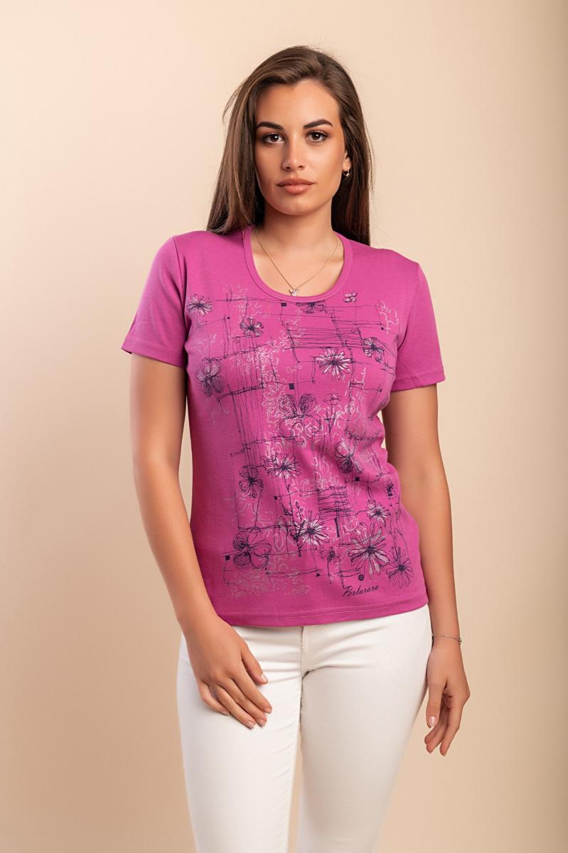 T-Shirt aus Baumwolle mit Print
