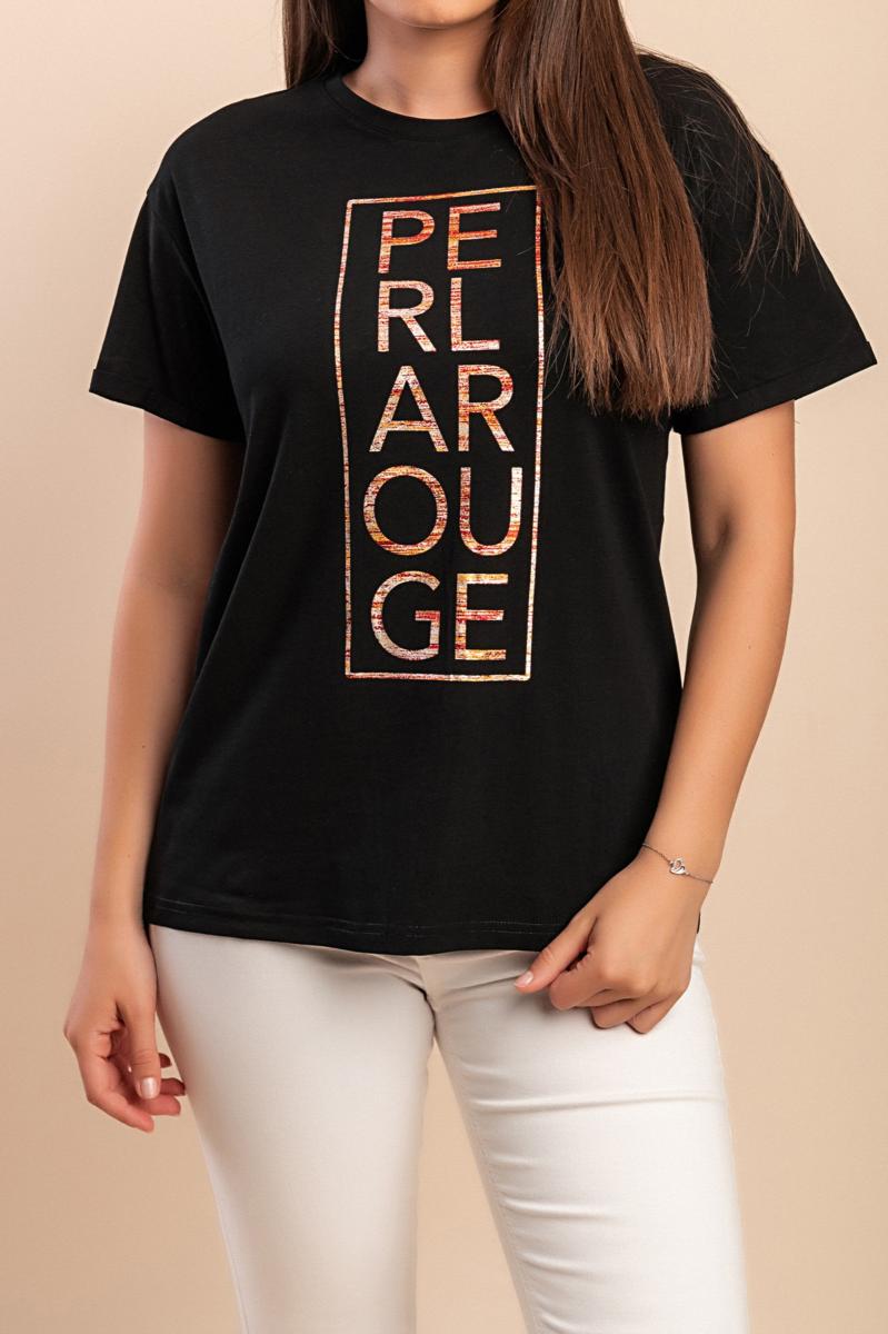 Cotton T-shirt with print