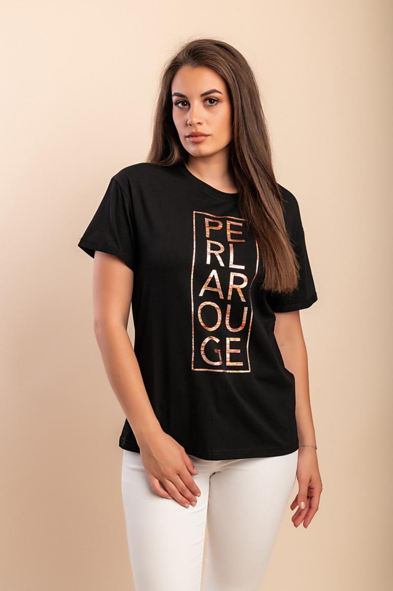Cotton T-shirt with print