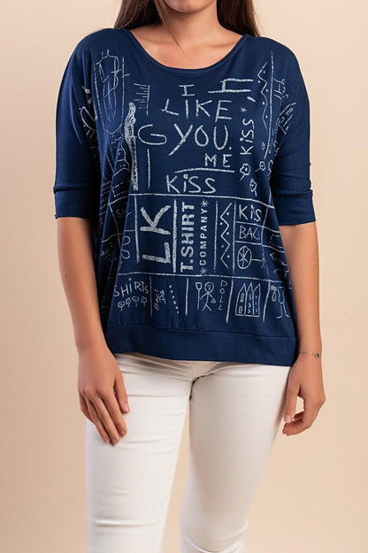 T-Shirt mit Print