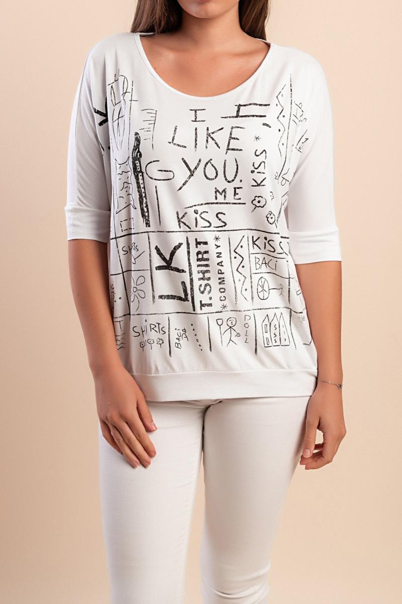 T-Shirt mit Print