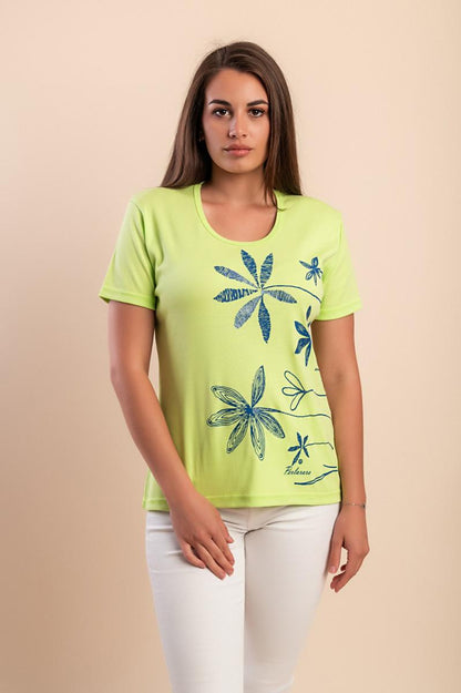 Cotton T-shirt with print