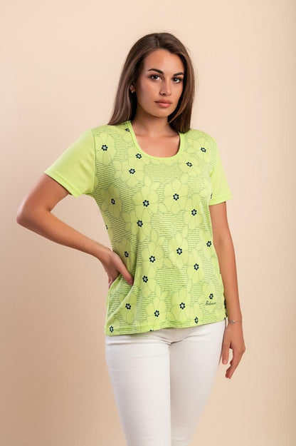 Cotton T-shirt with print