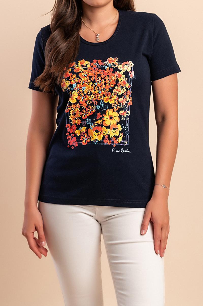 Cotton T-shirt with print