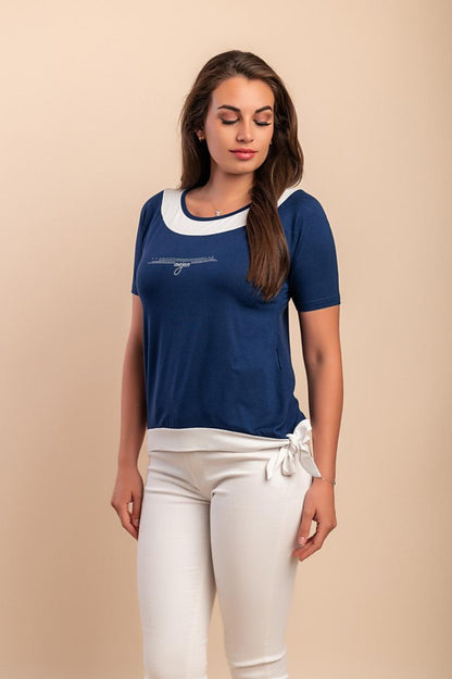 Rundhals-T-Shirt