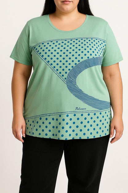 T-Shirt mit Print in Plus Size