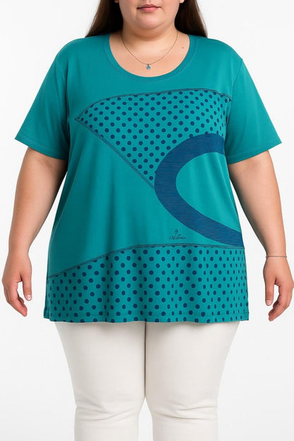 Plus size T-shirt met print