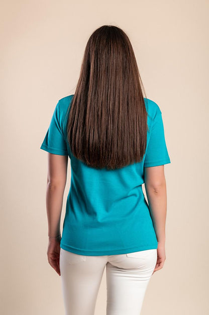 Tricou cu guler rotund