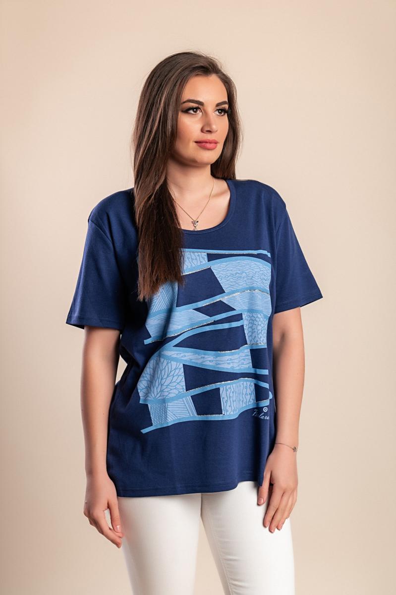 Tricou plus size cu imprimeu