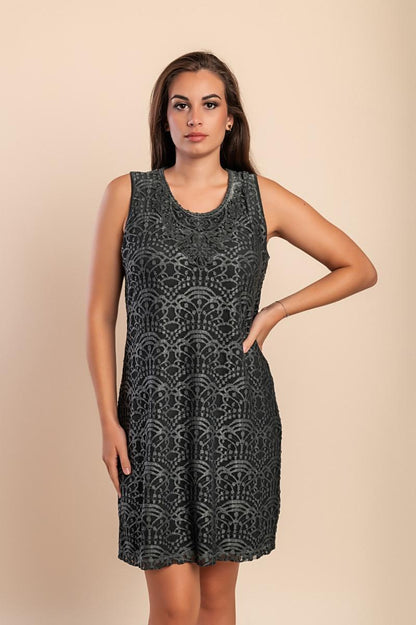 Minikleid mit Spitze