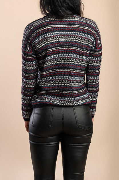 Maglione a righe