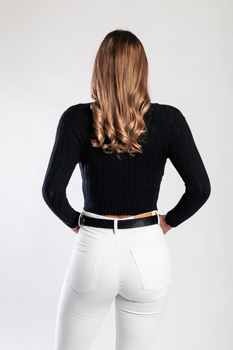 Knitted Top with round neck