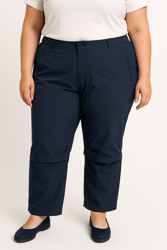 Bawełniane spodnie plus size